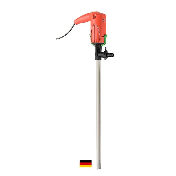 Flux Drum Pump, Polypropylene, 39" Long, Motor, 120V, 60Hz, 1ph, 230 Watts Power 24-ZORO0056 - main